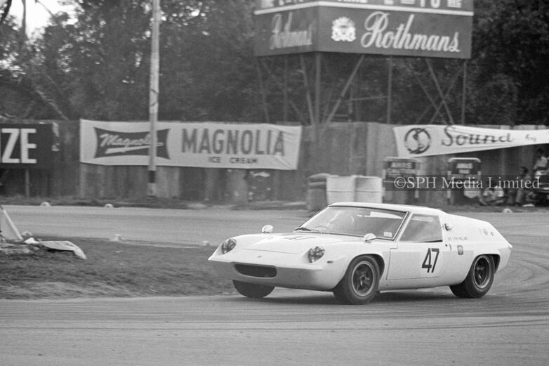 Lotus Europa at the Circus Hairpin 1968-My Sg Memories