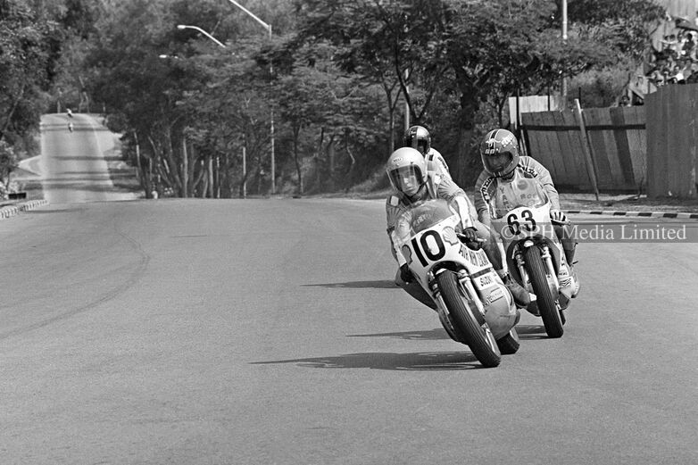 Geoff Perry and Ron Toombs along Thomson Mile 1972