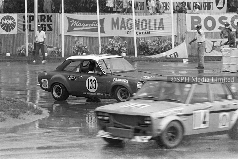Saloon & Tourers Race on a Rainy Grand Prix Day 1972