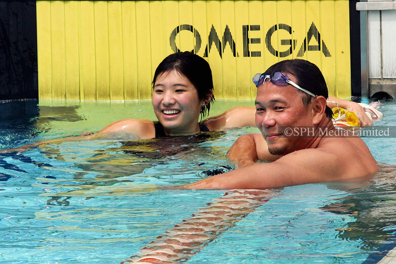 Ang Peng Siong, 1982 world's fastest swimmer, 2006 Print