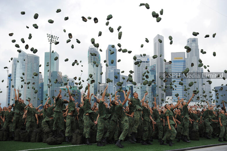 BMT graduation at the Float@Marina Bay, 2010 Print