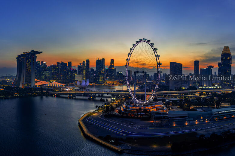 Singapore skyline, 2021 Print