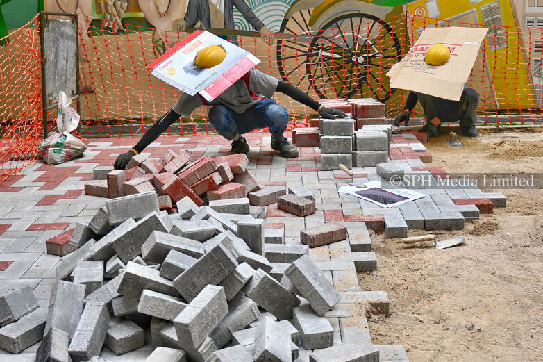 Beating the heat, 2023 Print