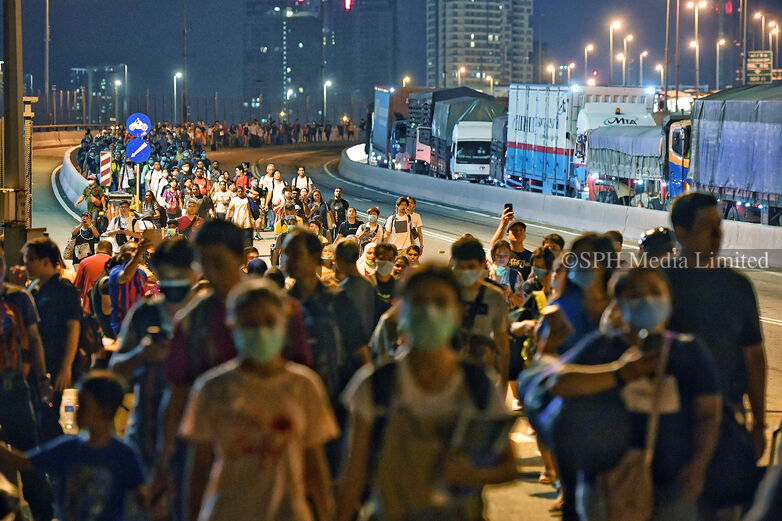 COVID-19: Crossing the Causeway, 2020 Print