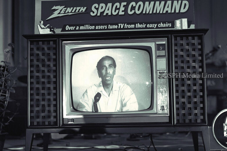 Singapore's first television broadcast, 1963 Print