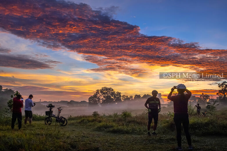 Beautiful sunrise at Mandai, 2021 Print