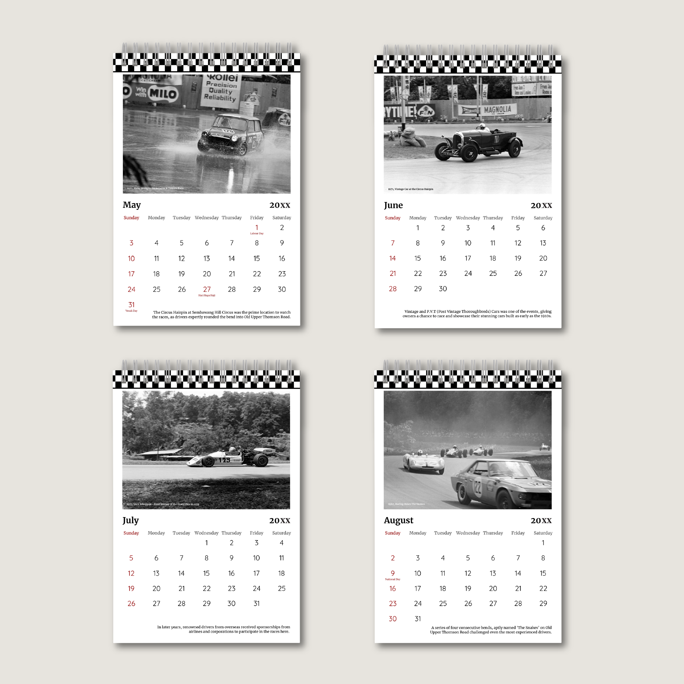 Singapore Grand Prix: Cars [ 1961-1973 ] Calendar