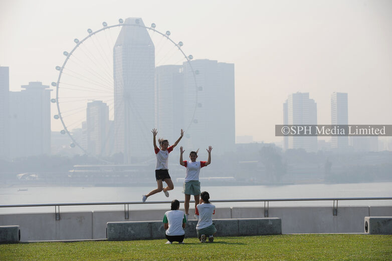 Not fazed by the haze, 2009 Print