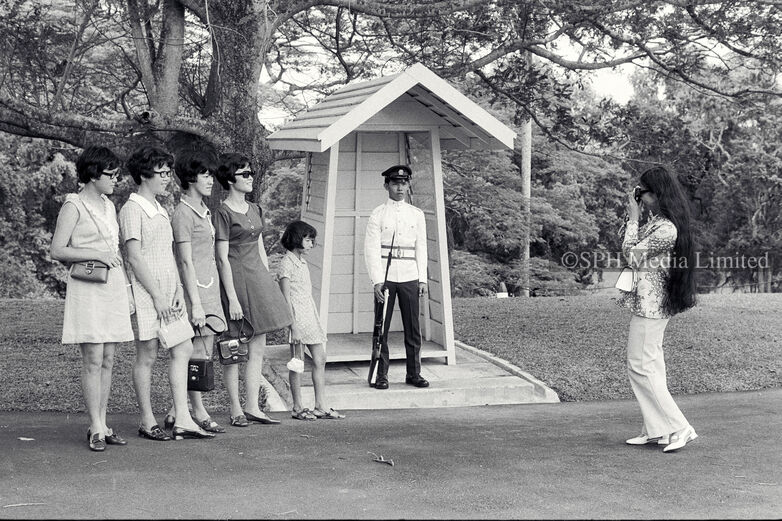 Istana open house, 1970 Print