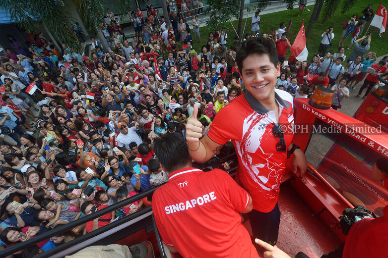 Olympic hero, Joseph Schooling, 2016 Print