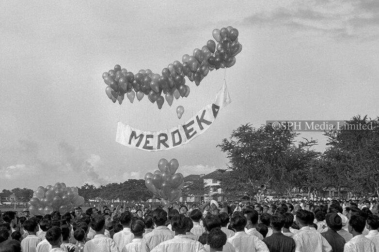 Merdeka rally at Farrer Park, 1955 Print