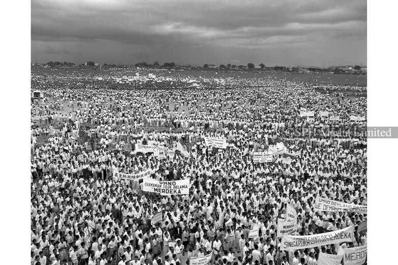 Merdeka rally at Kallang Airport, 1956 Print