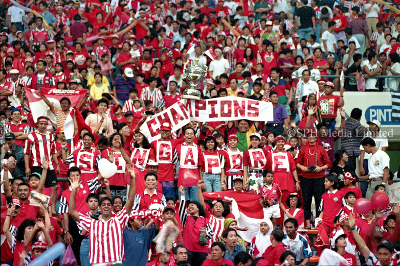 Crowd at Malaysia cup match, 1994 Print