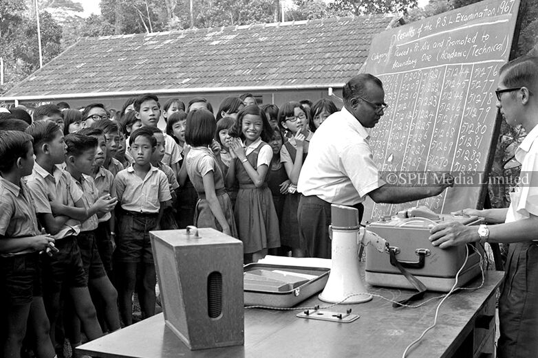 Students who took the PSLE exams, 1967 Print