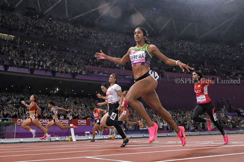 Shanti Pereira at the Asian Games, 2023 Print