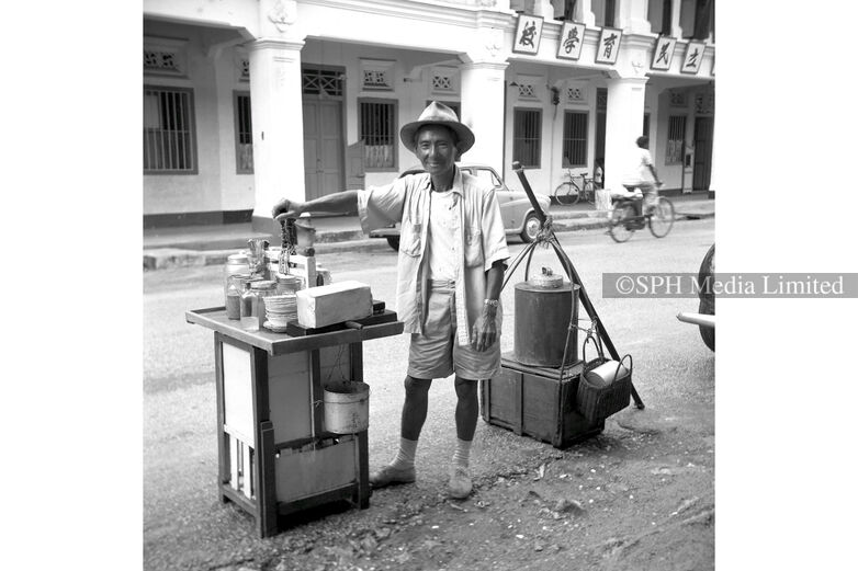 Street hawker, 1960 Print