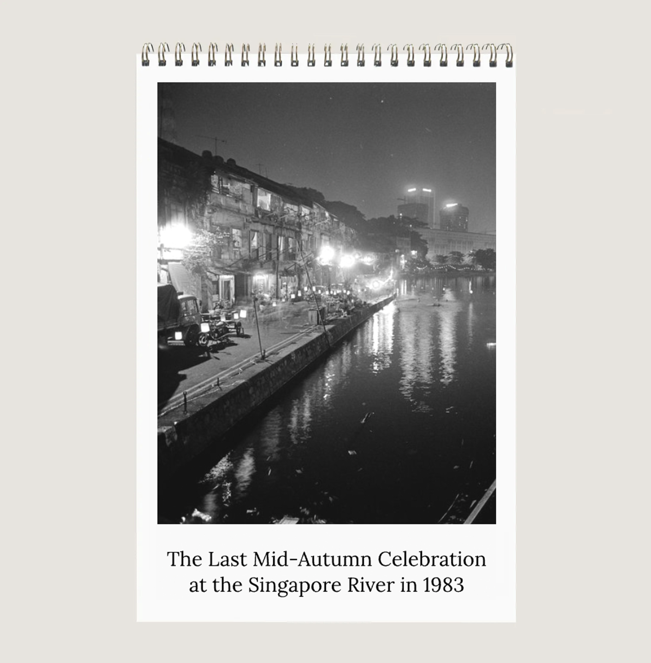 The Last Mid-Autumn Celebration at the Singapore River in 1983 Calendar