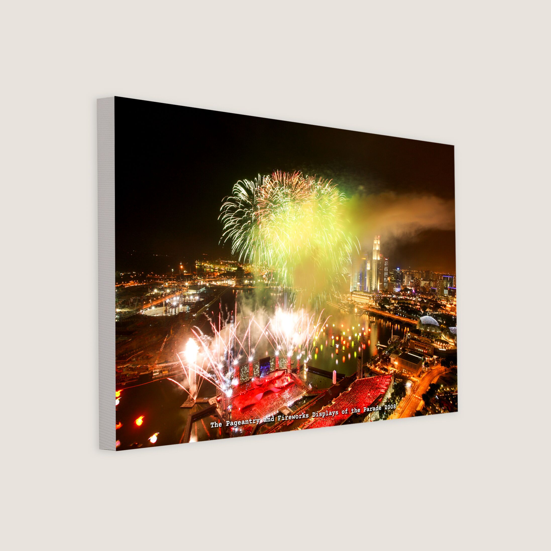 The Pageantry and Fireworks Displays of the Parade 2008 Canvas