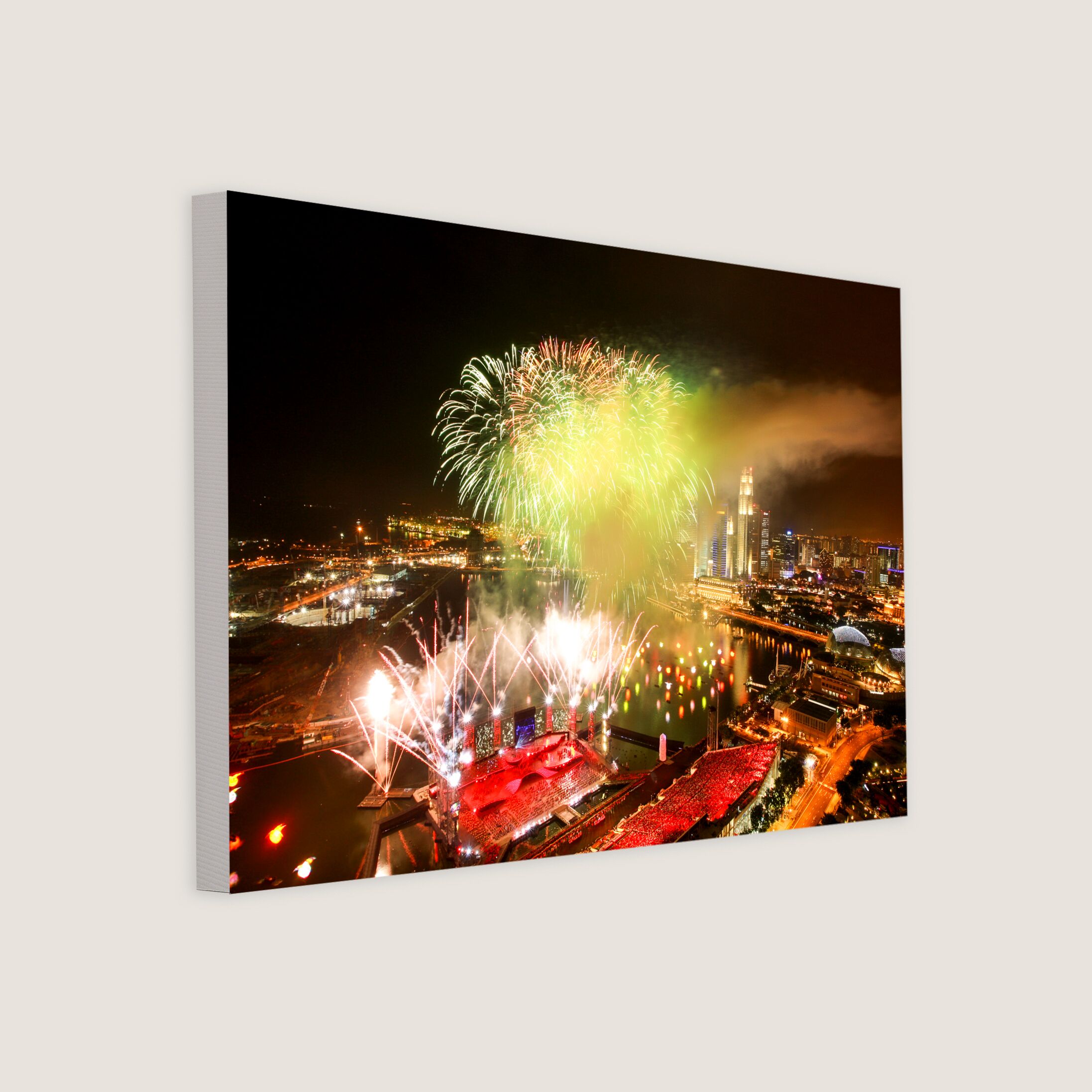 The Pageantry and Fireworks Displays of the Parade 2008 Canvas