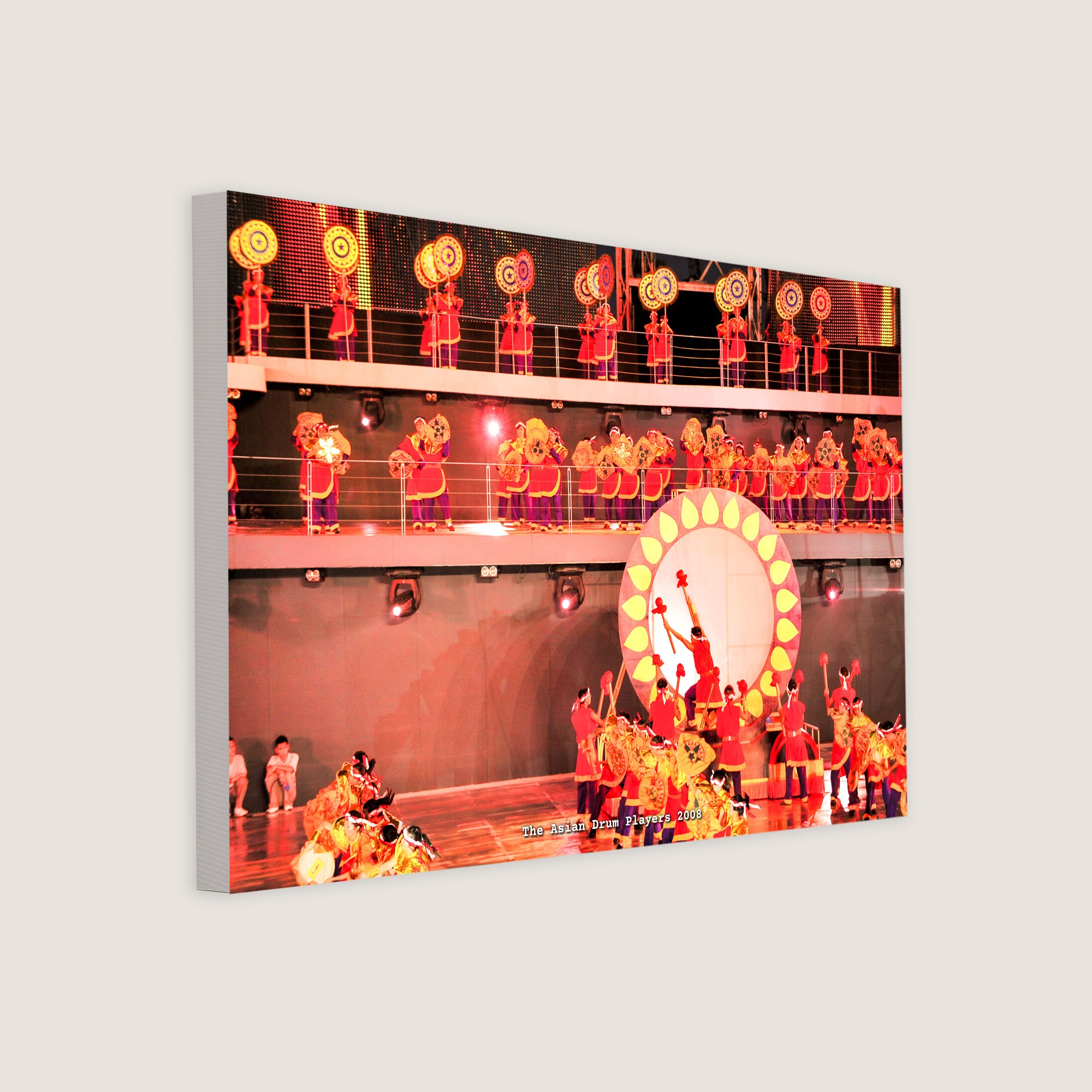The Asian Drum Players 2008 Canvas