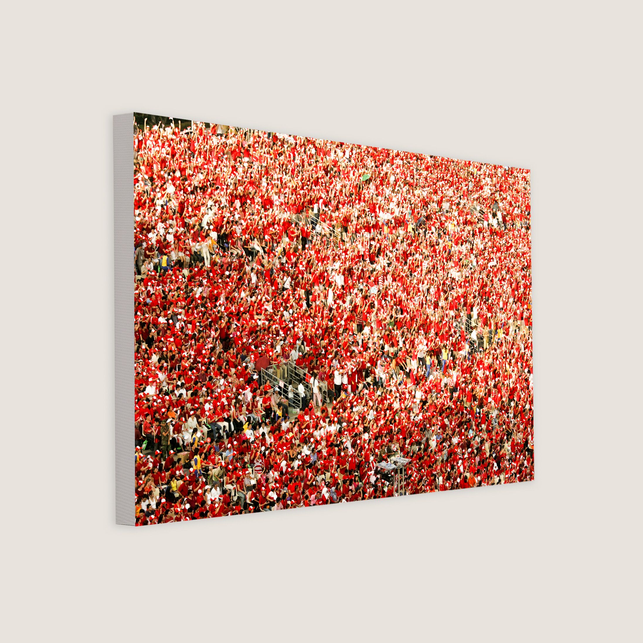 Crowds at Singapore's 40th Birthday 2005 Canvas