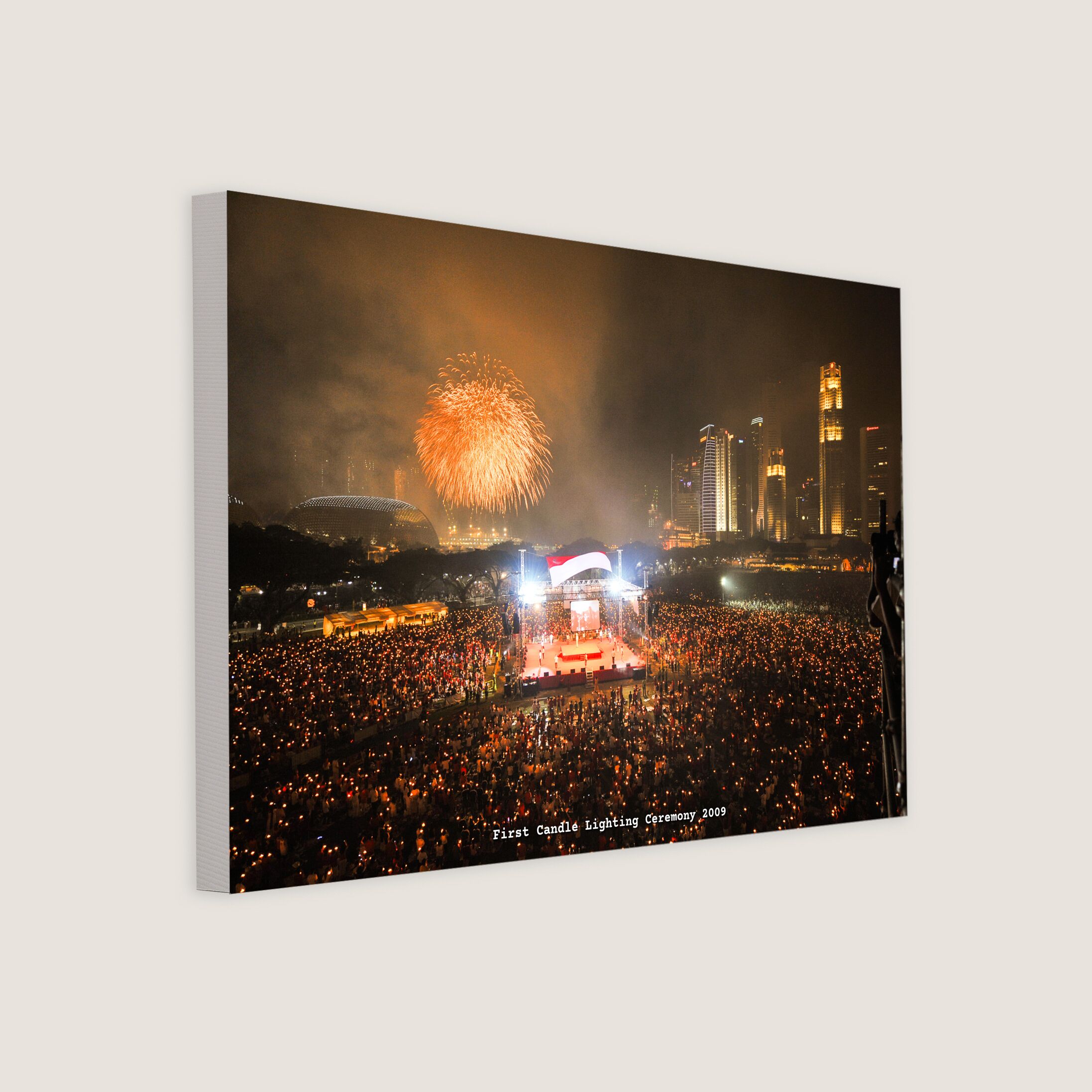 First Candle Lighting Ceremony 2009 Canvas