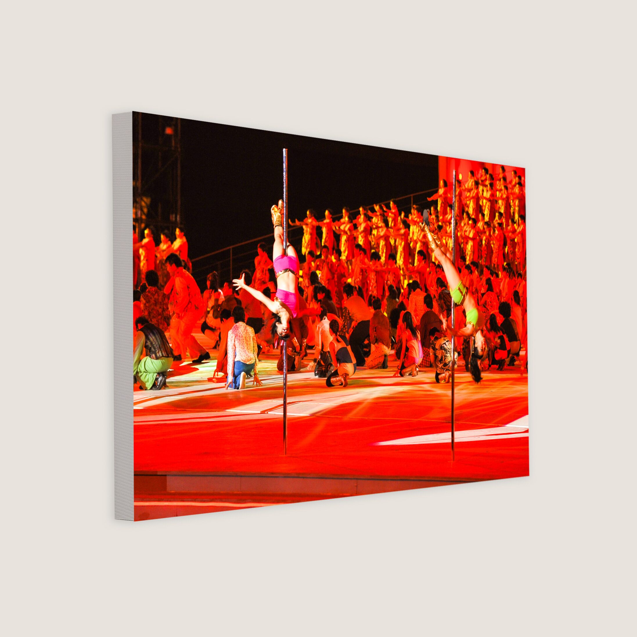 Pole Dancing at NDP 2009 Canvas