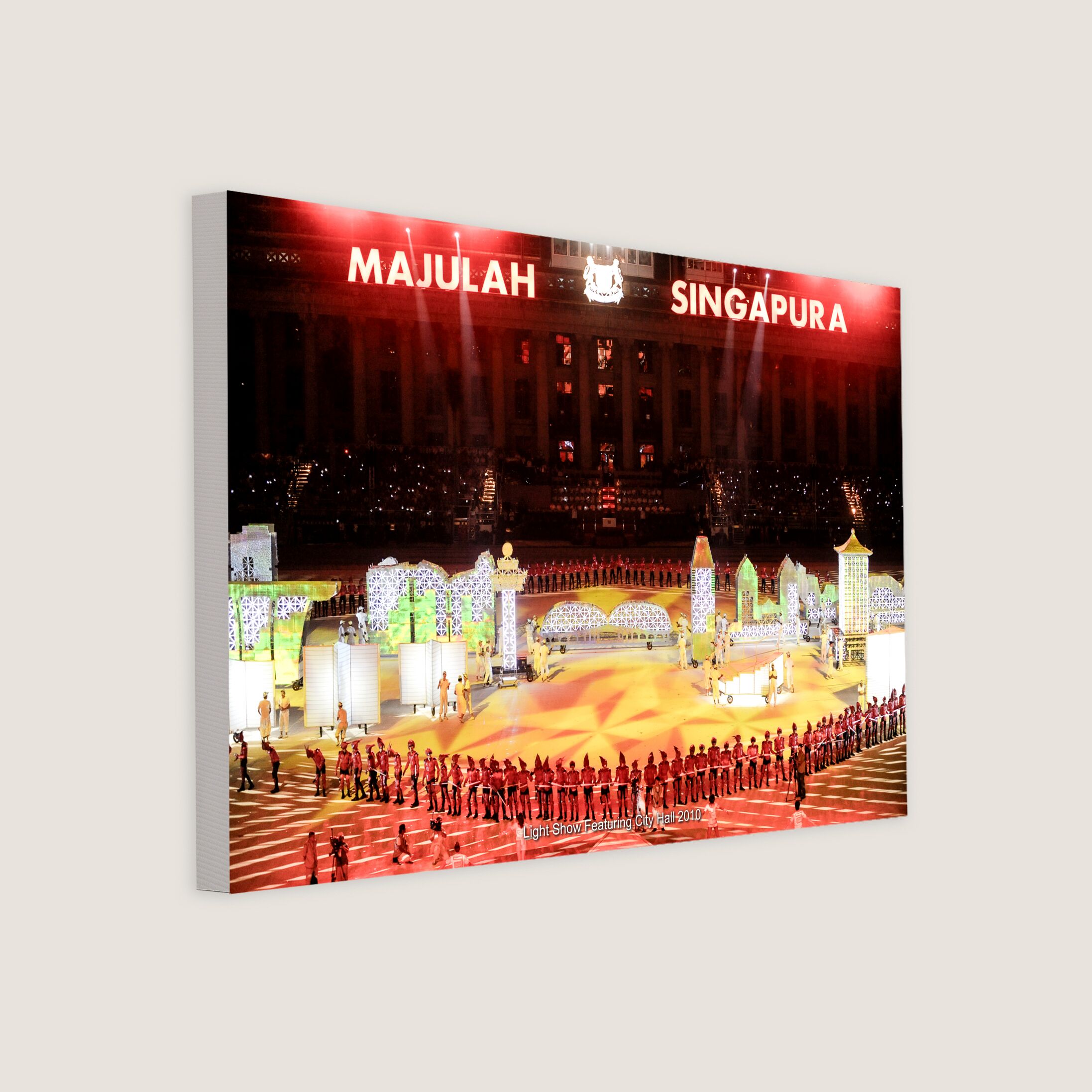 Light Show Featuring City Hall 2010-My Sg Memories