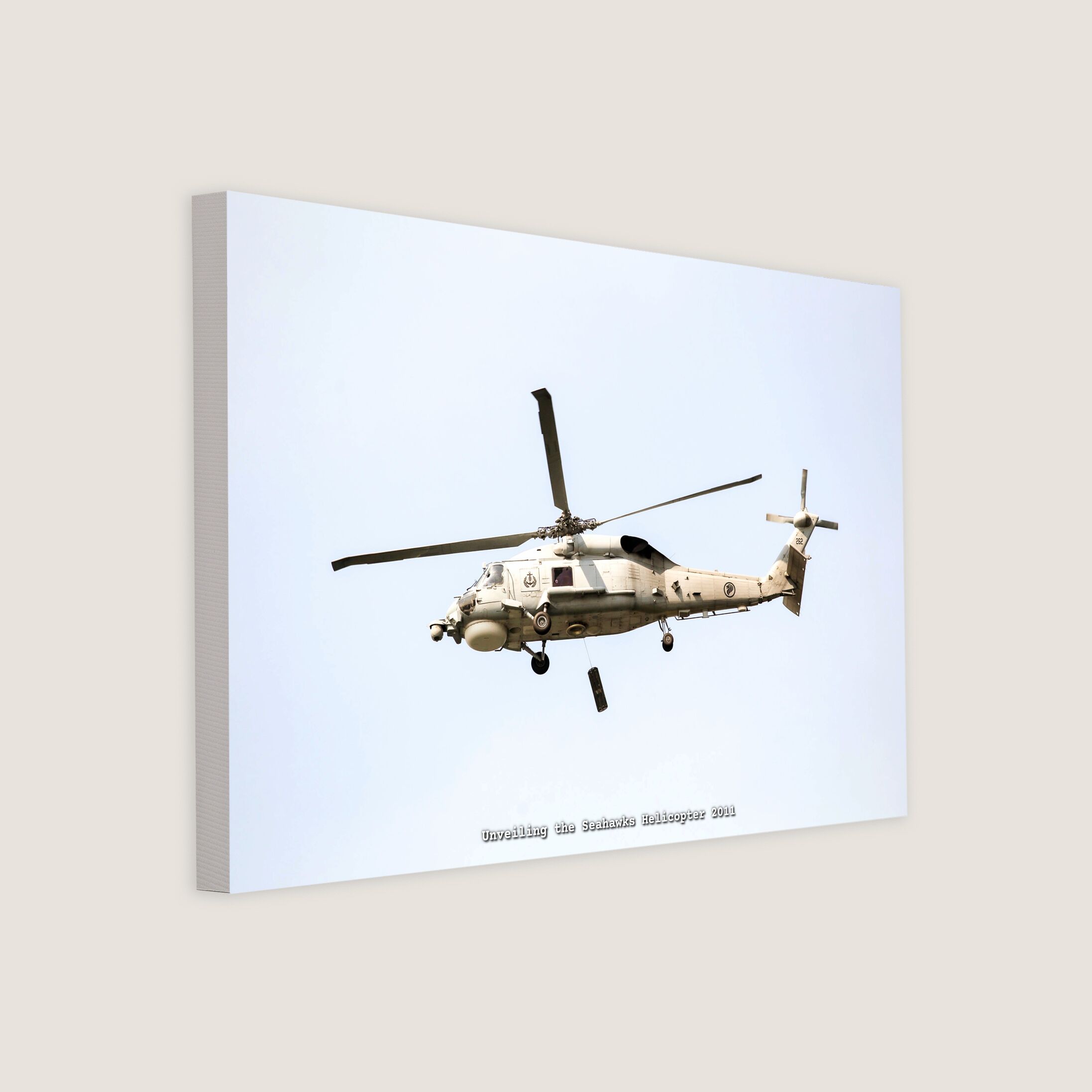 Unveiling the Seahawks Helicopter 2011 Canvas