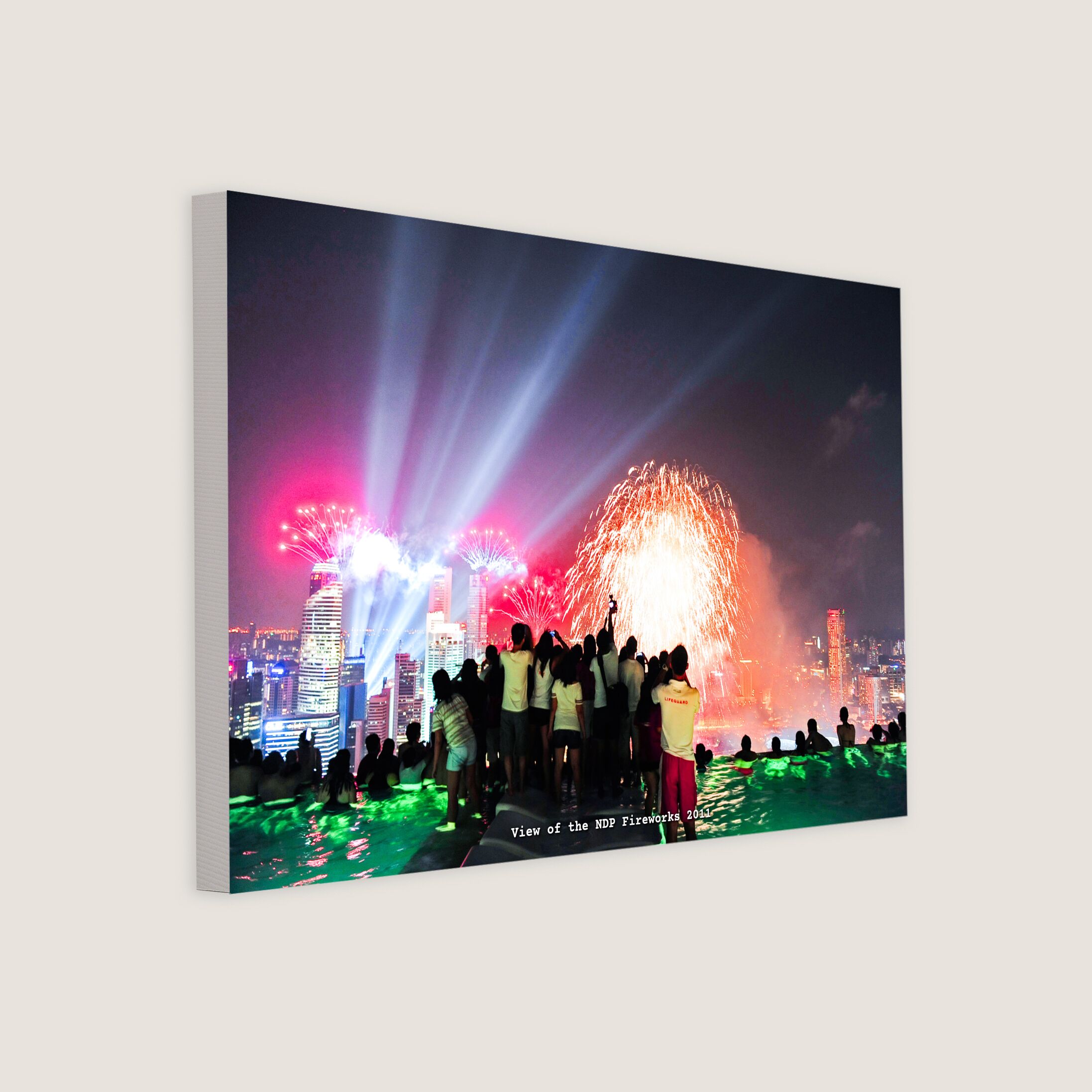 View of the NDP Fireworks 2011 Canvas