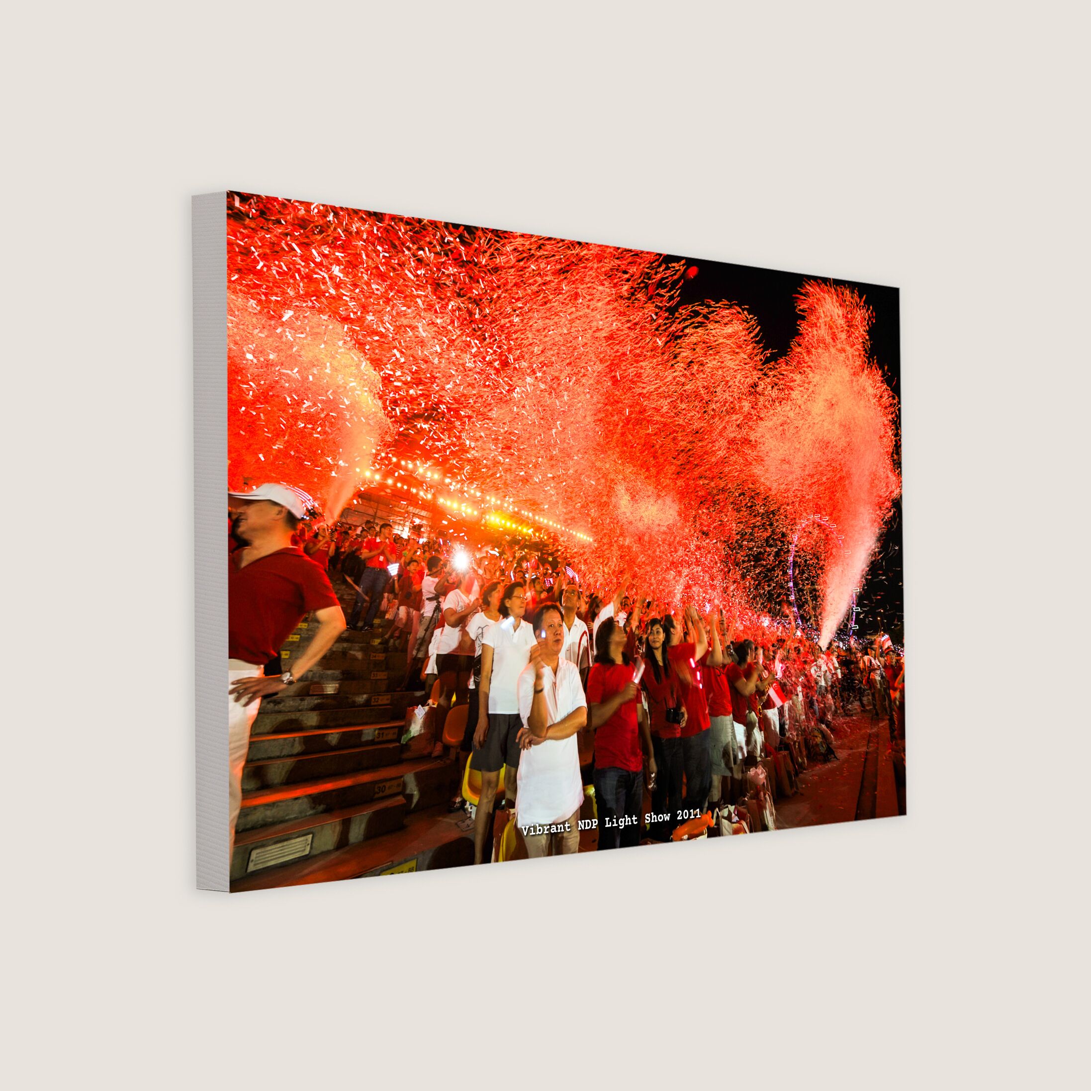 Vibrant NDP Light Show 2011 Canvas