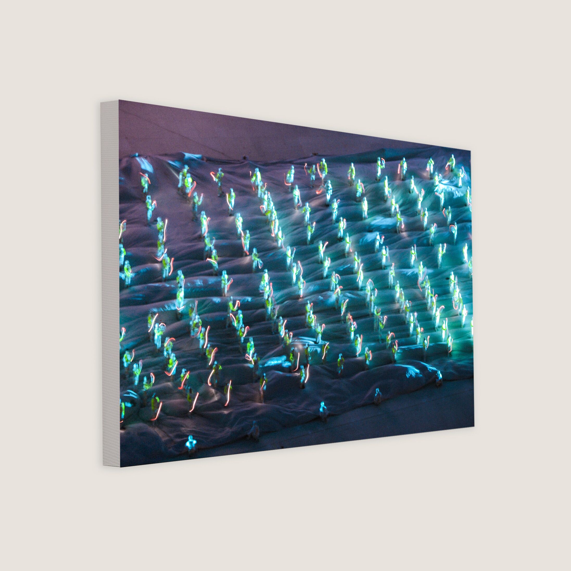 Secondary School Students Performing at NDP 2012 Canvas