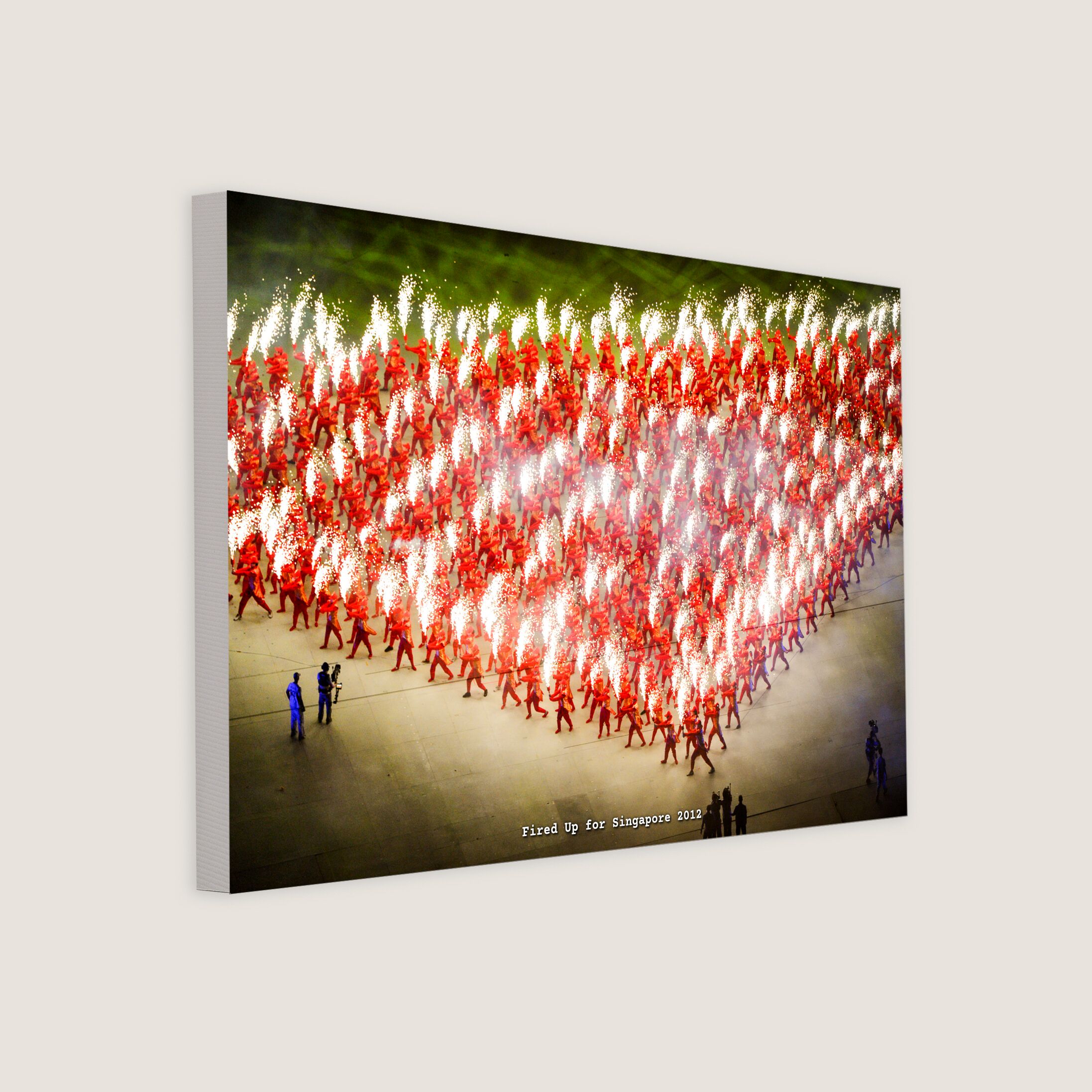 Fired Up for Singapore 2012 Canvas