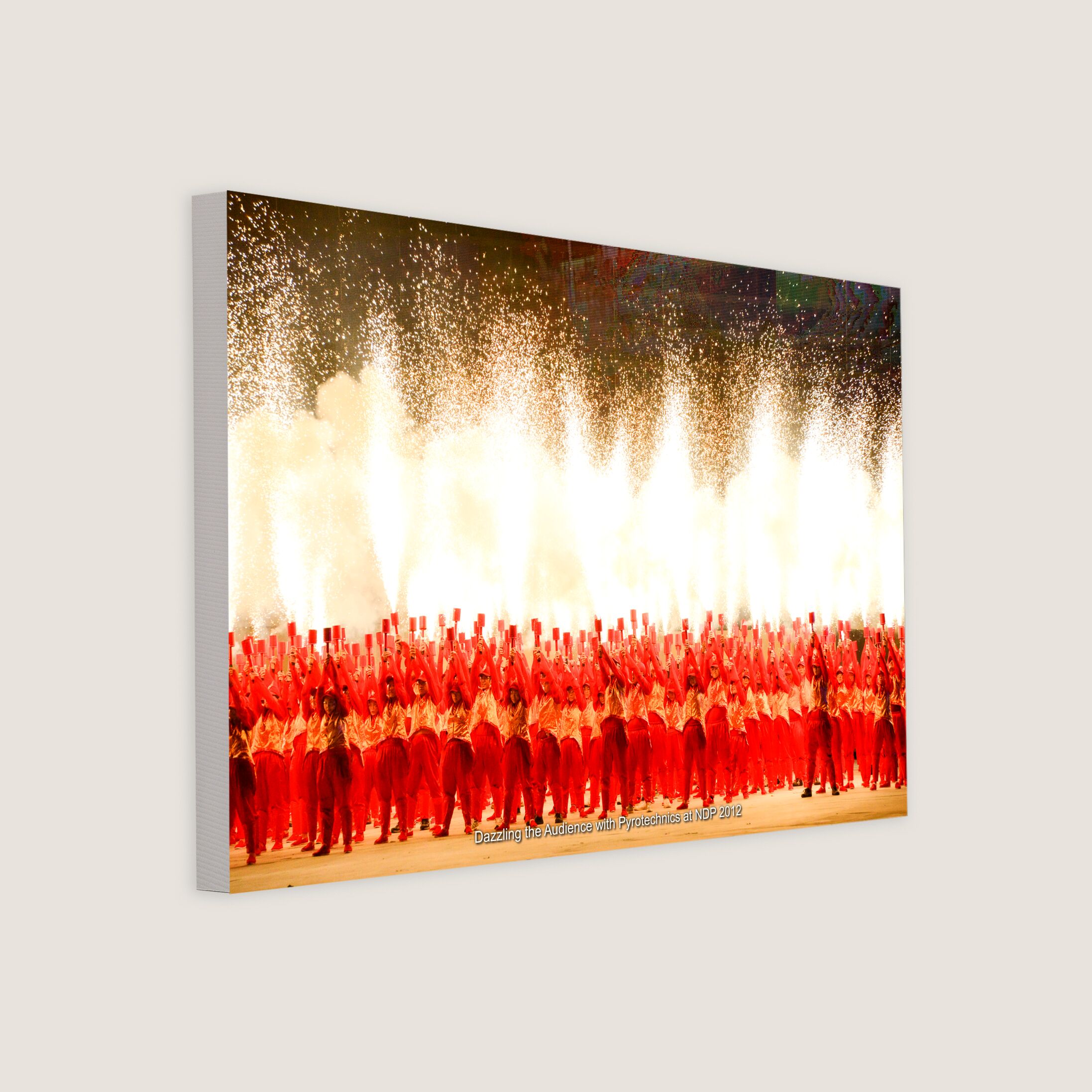 Dazzling the Audience with Pyrotechnics at NDP 2012-My Sg Memories