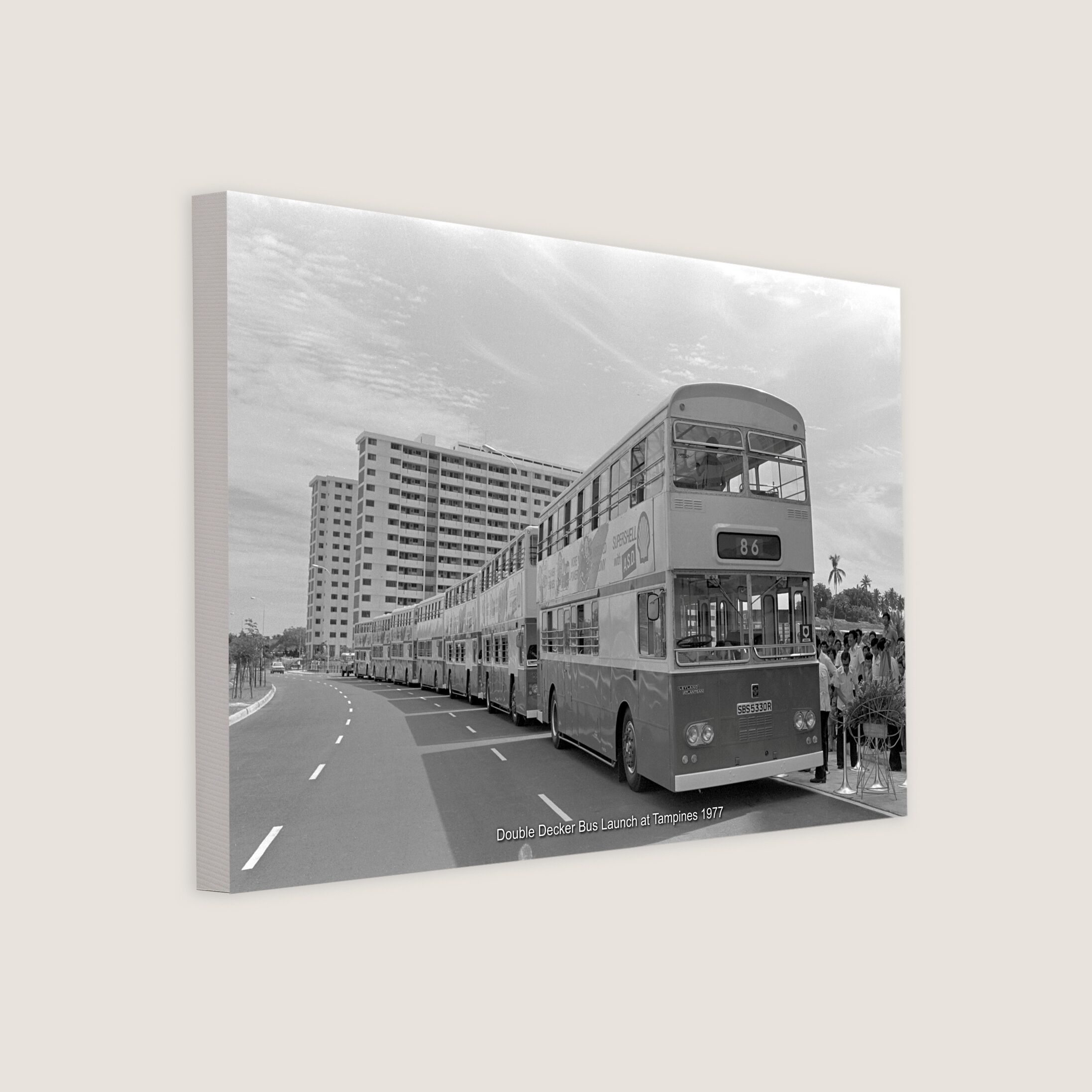 Double Decker Bus Launch at Tampines 1977-My Sg Memories