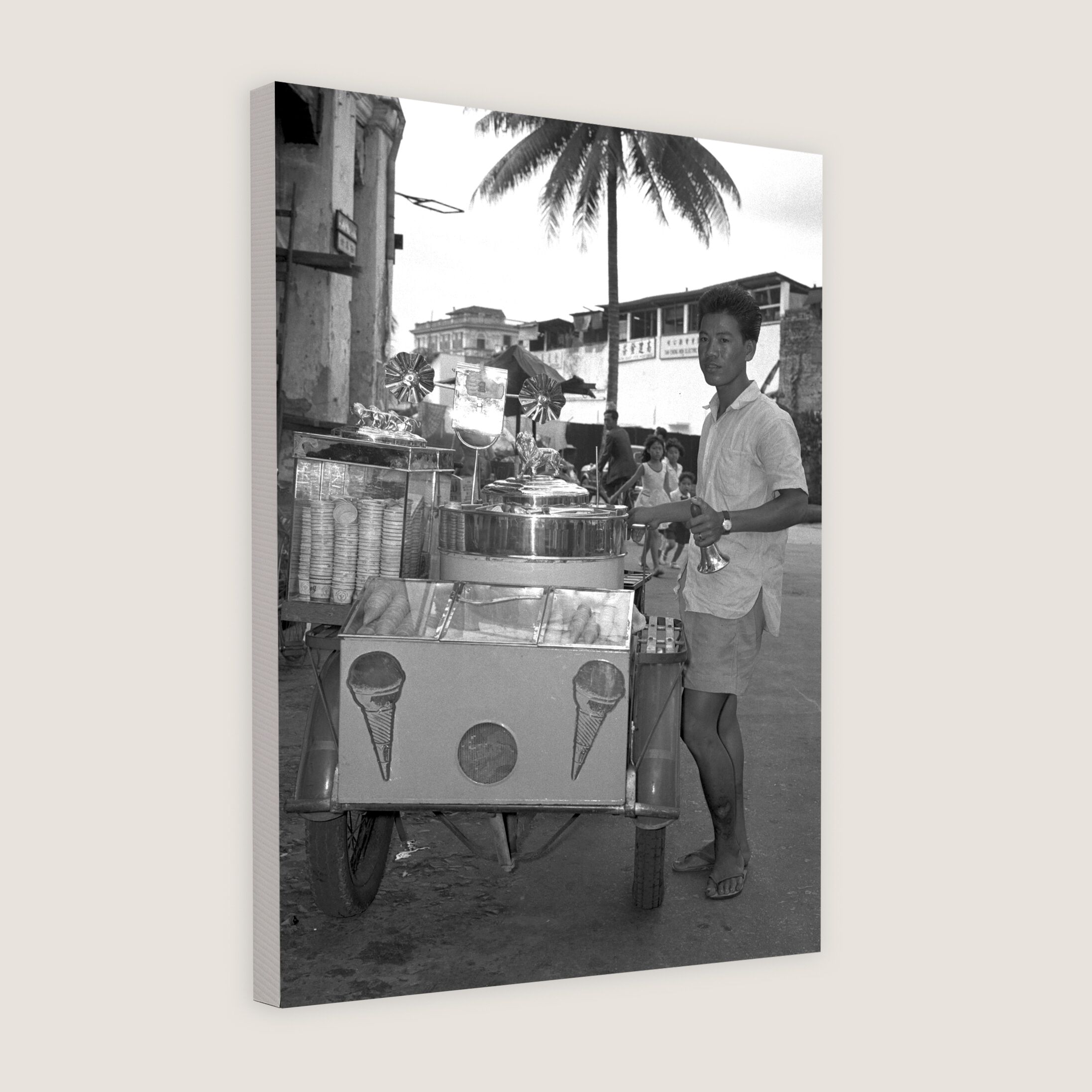 Ice-Cream Seller 1958 Canvas