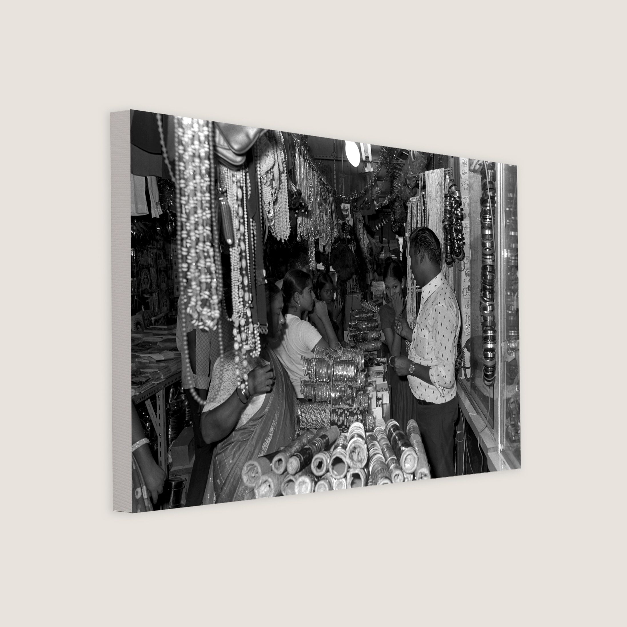Shopping for Glass Bangles at Serangoon Road 1976