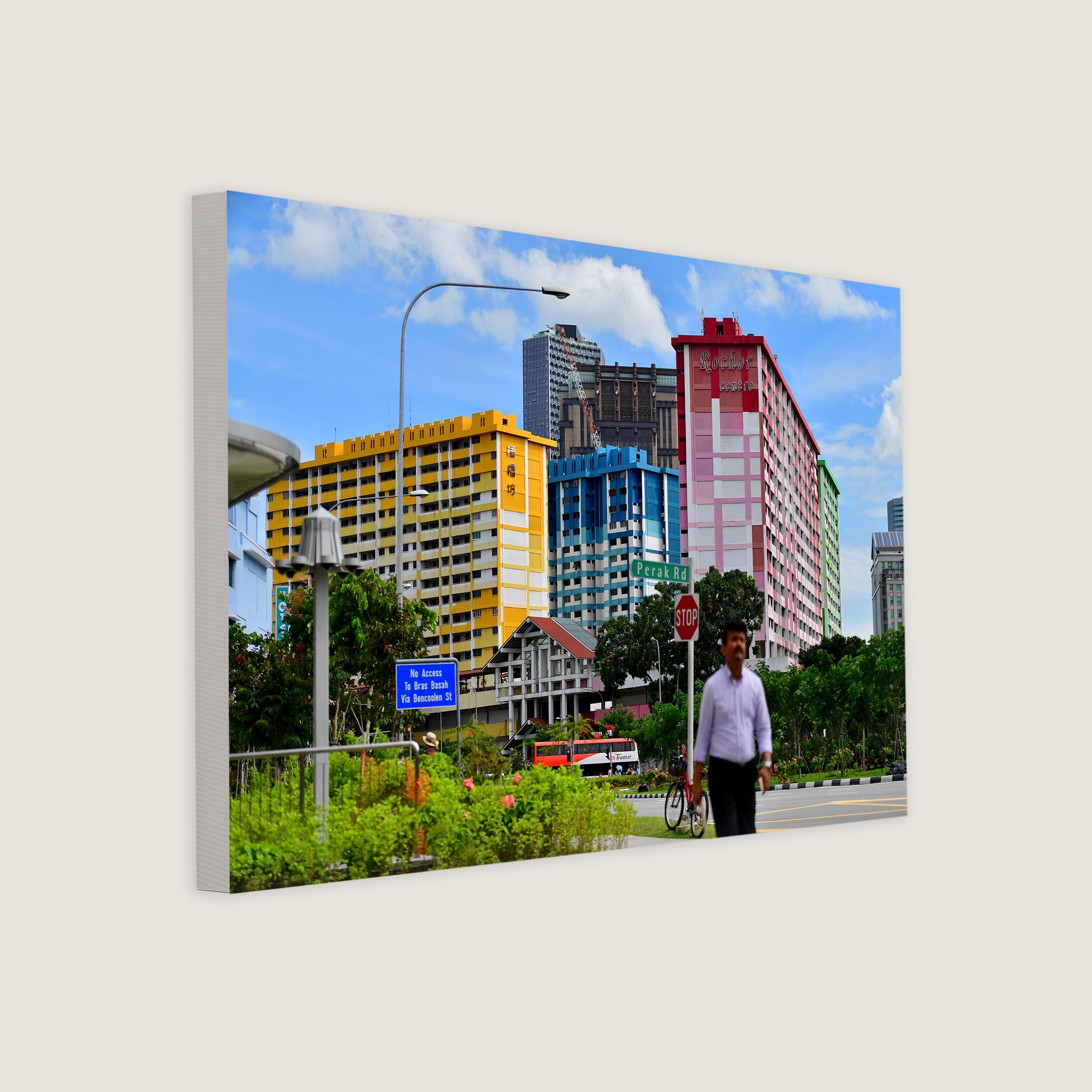 Iconic Coloured Flats at Rochor Centre 2016