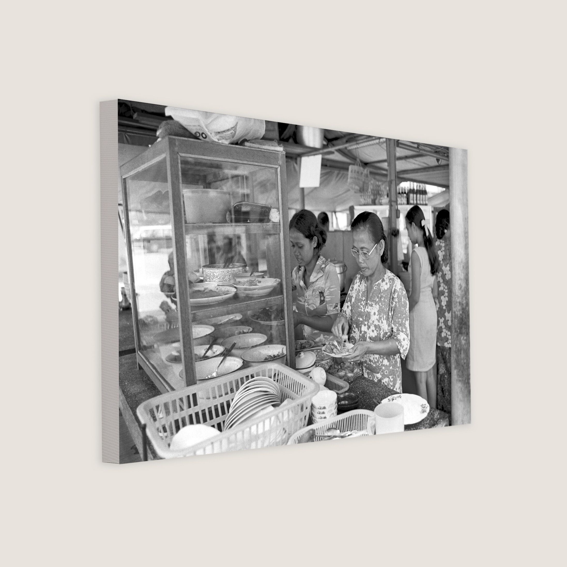 Muslim Food Stall at Outram Road Hawker Centre 1975-My Sg Memories