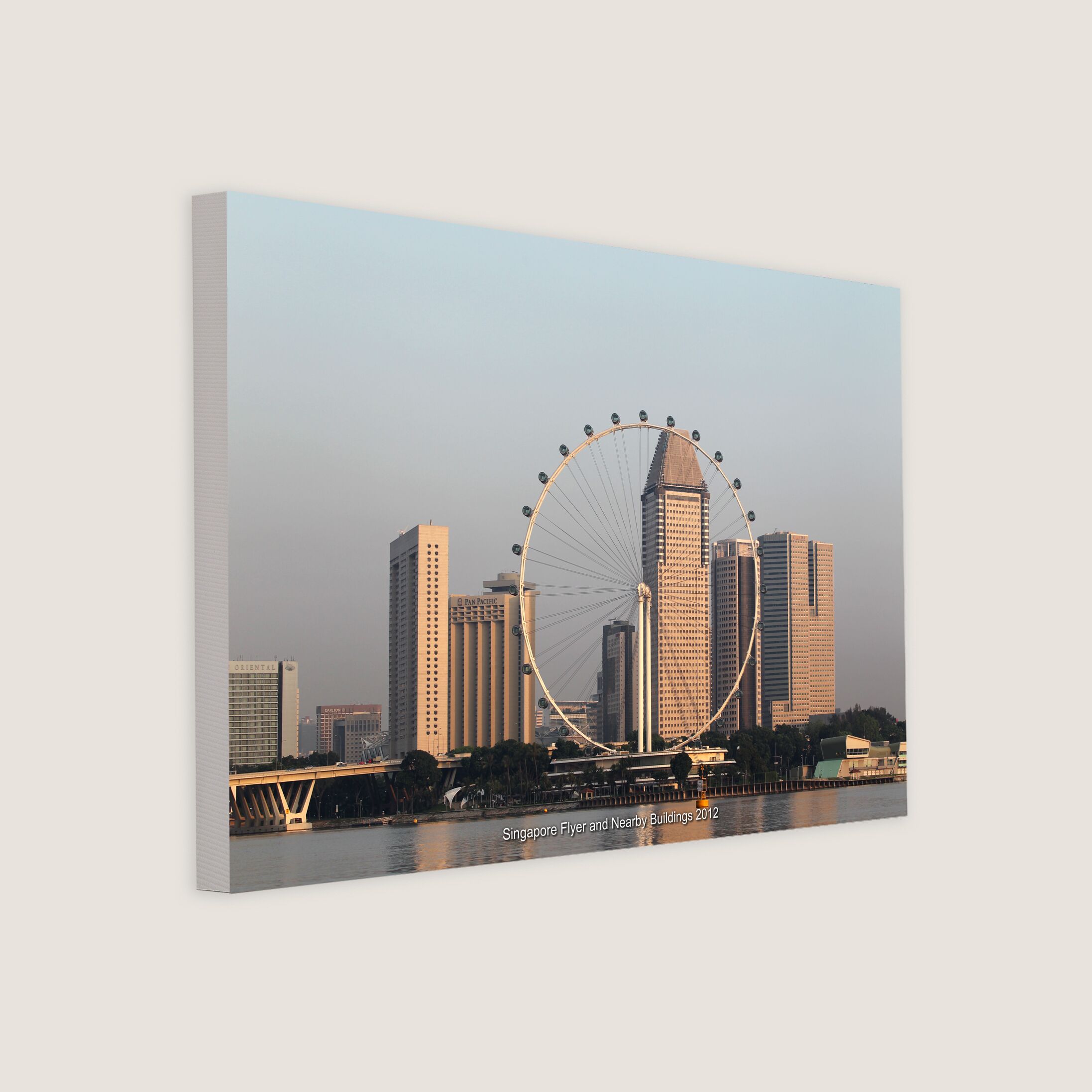Singapore Flyer and Nearby Buildings 2012-My Sg Memories