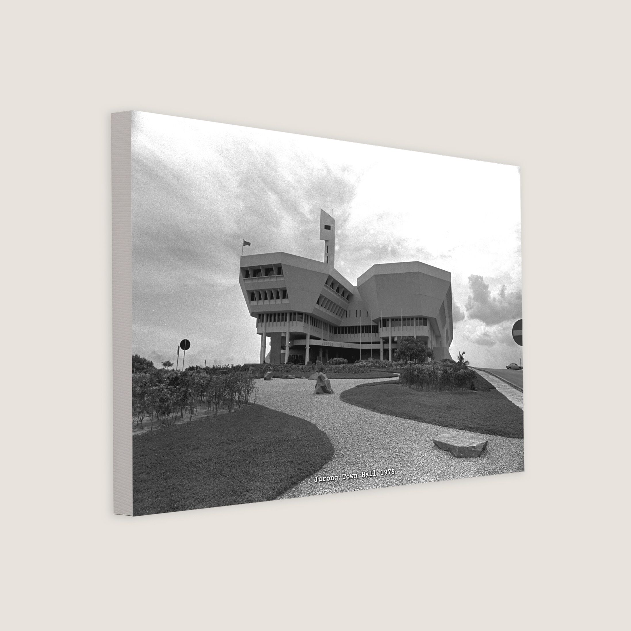Jurong Town Hall 1975 Canvas