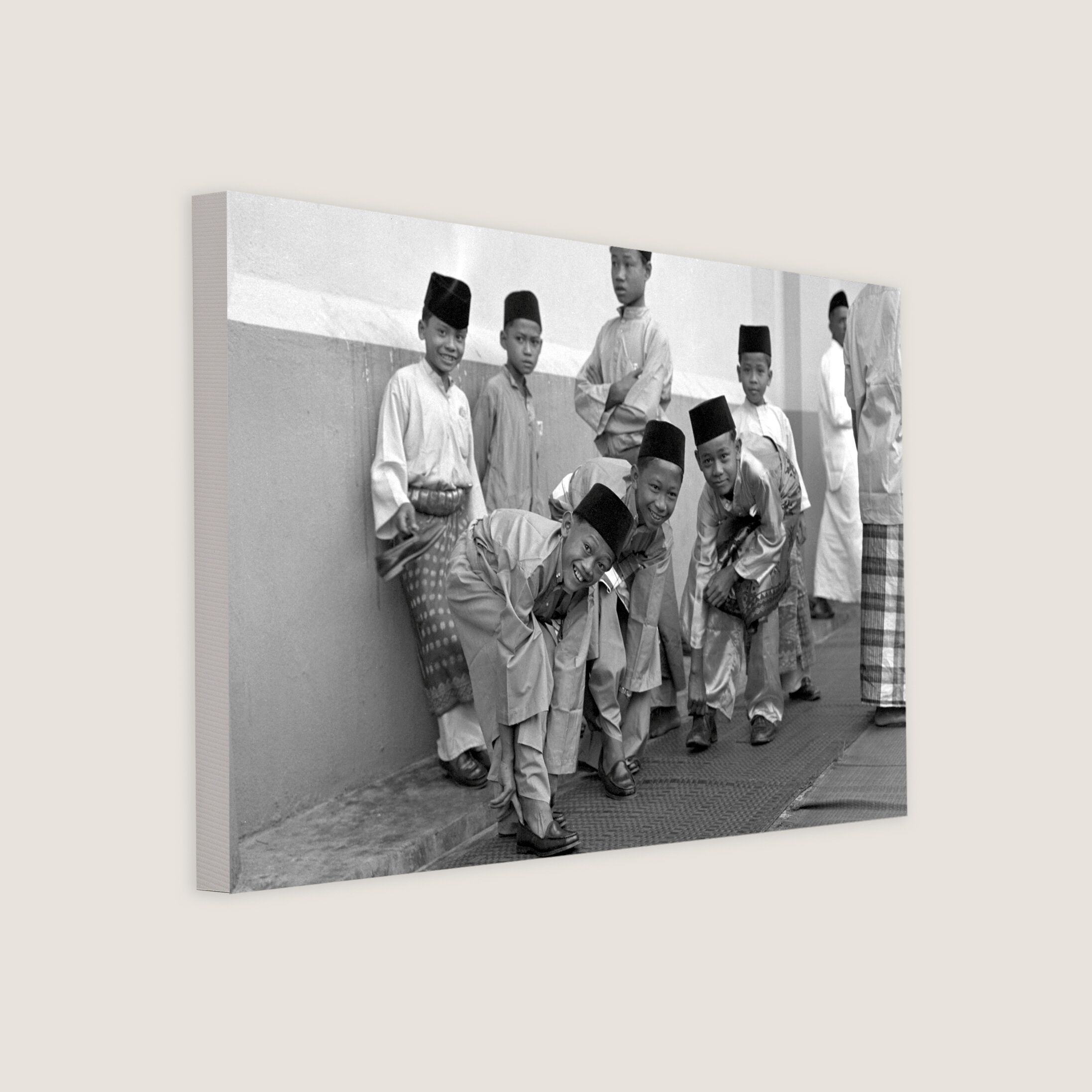 Muslim Kids Beaming Happily on Hari Raya Puasa 1959-My Sg Memories