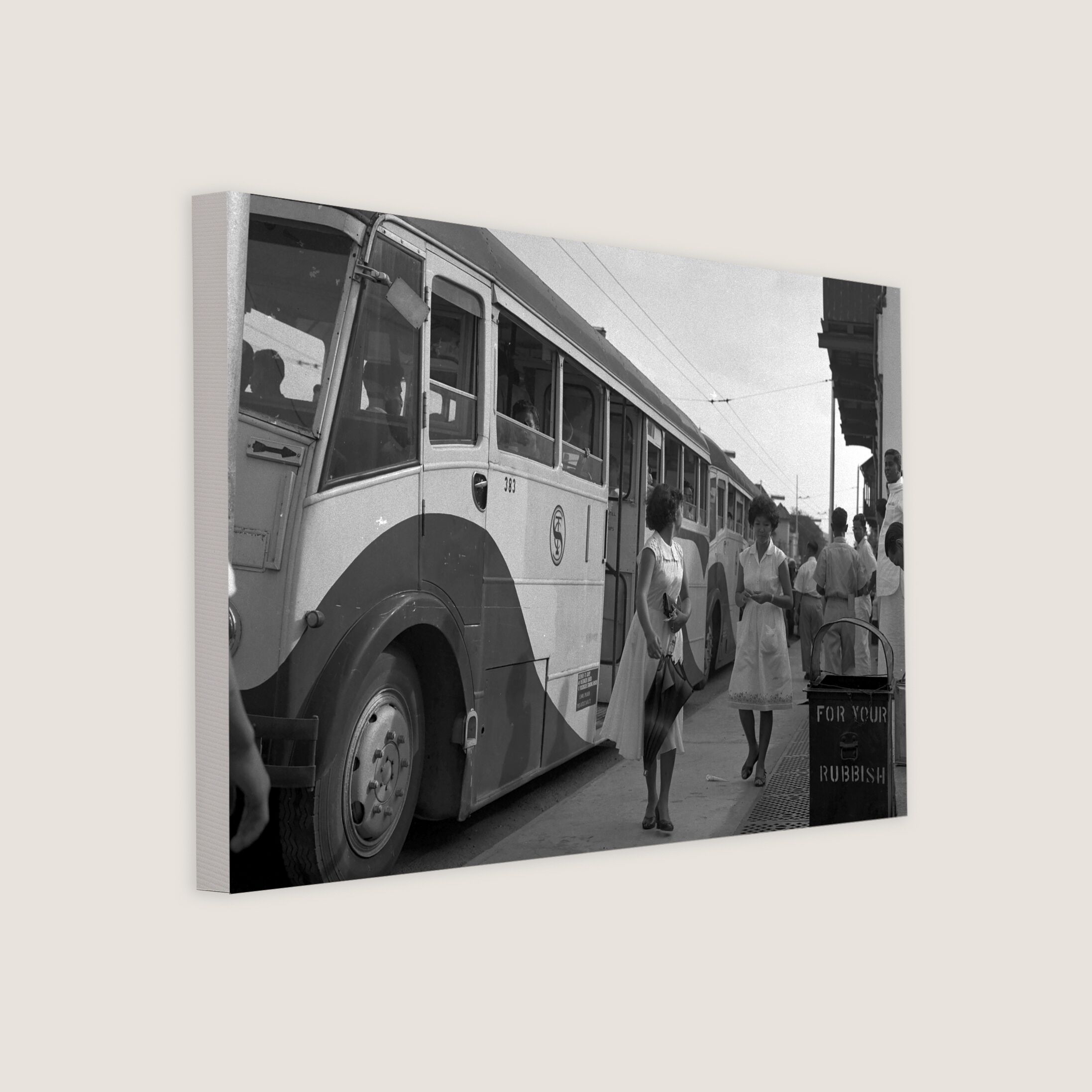 Singapore Traction Company Bus in the 1950s 1956-My Sg Memories