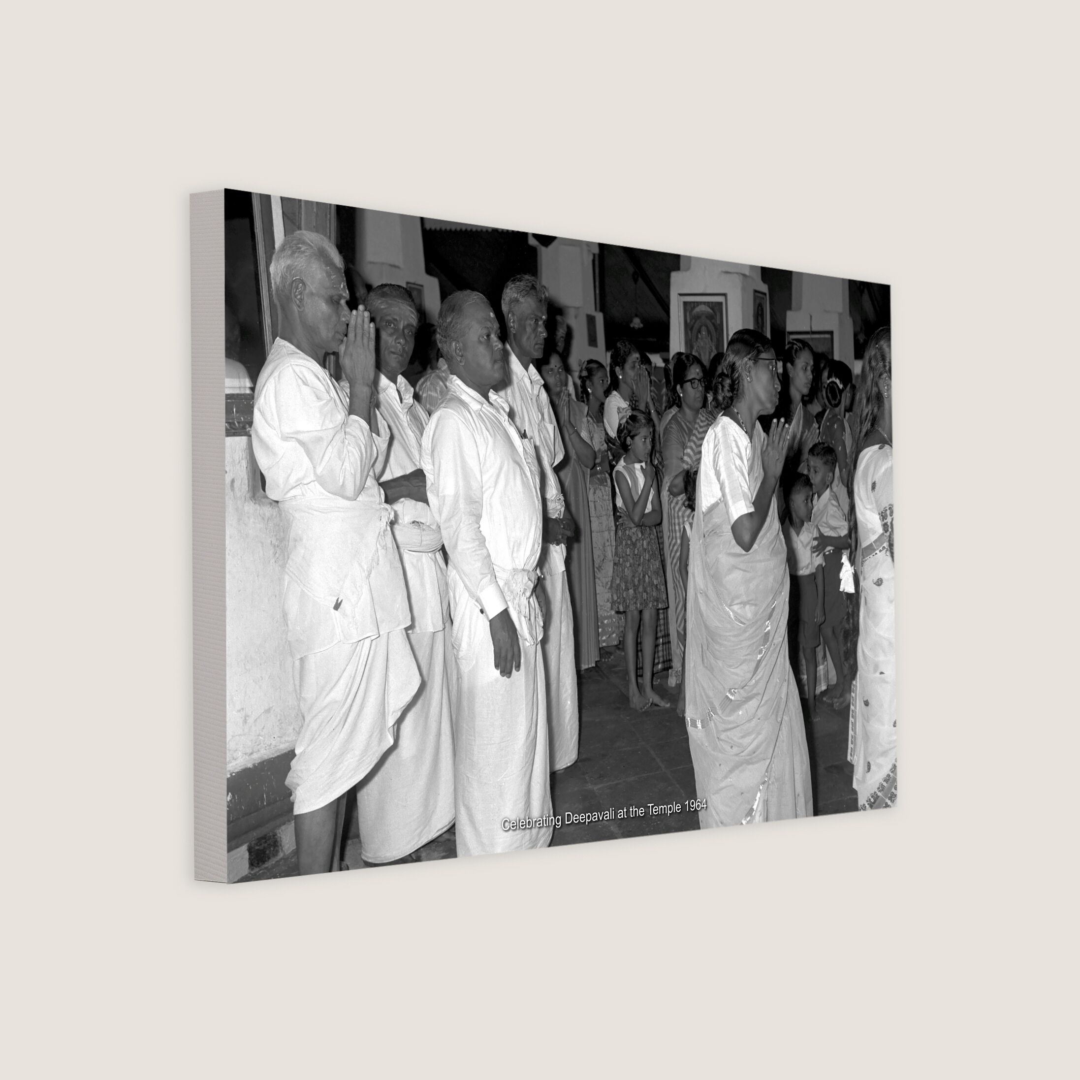 Celebrating Deepavali at the Temple 1964-My Sg Memories