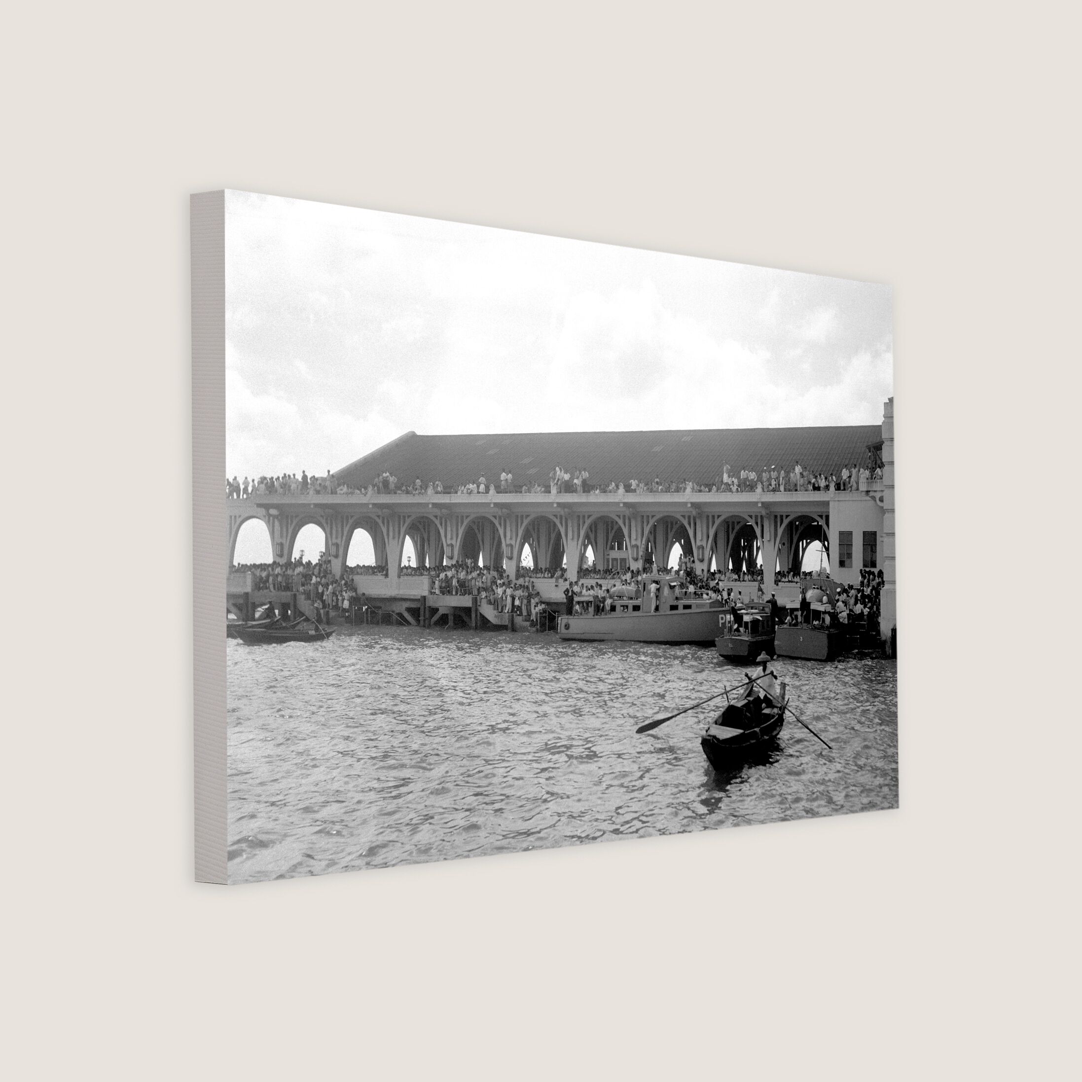 New Year Sea Sports Spectators at Clifford Pier 1953-My Sg Memories