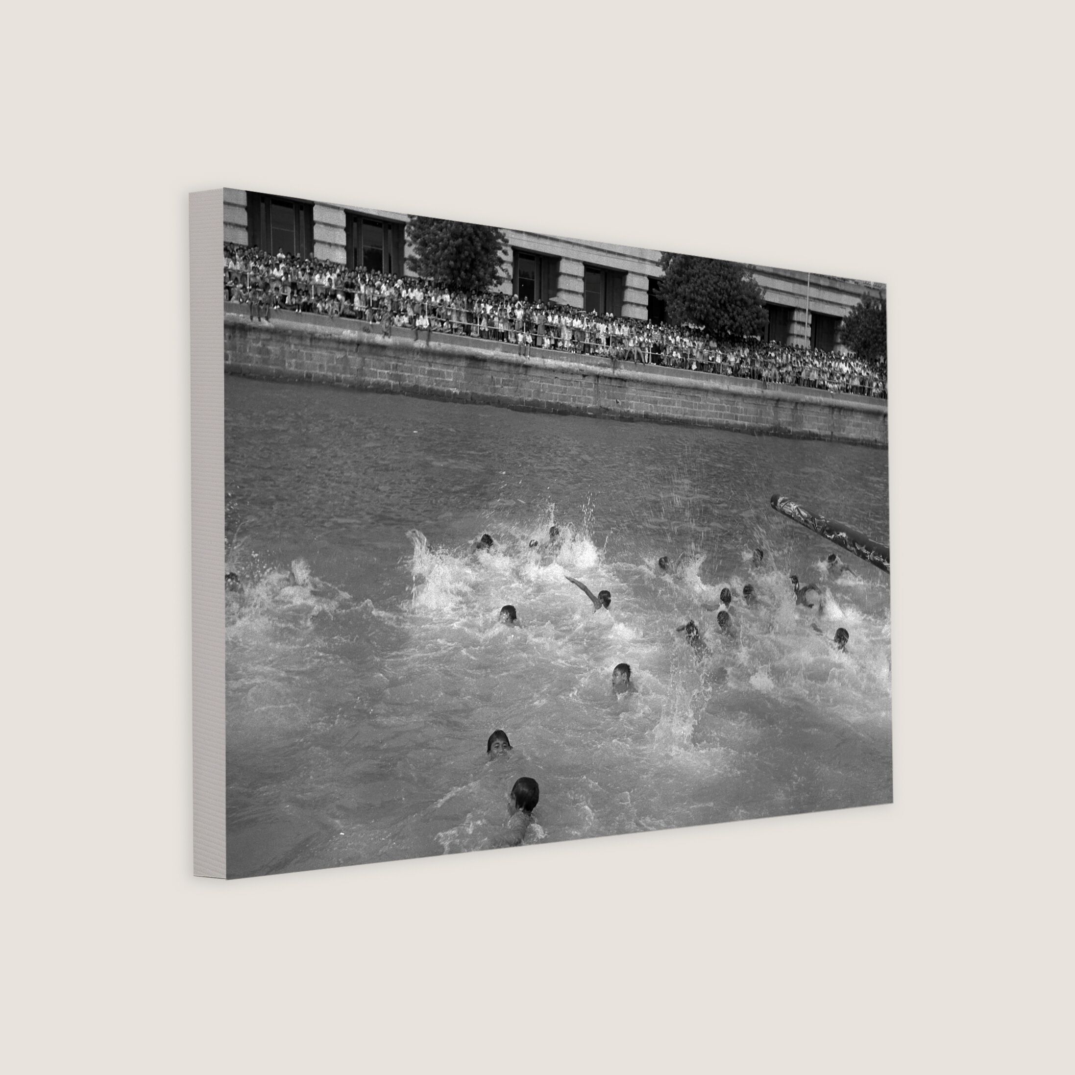 Mass Swimming Event in the Singapore River 1957-My Sg Memories