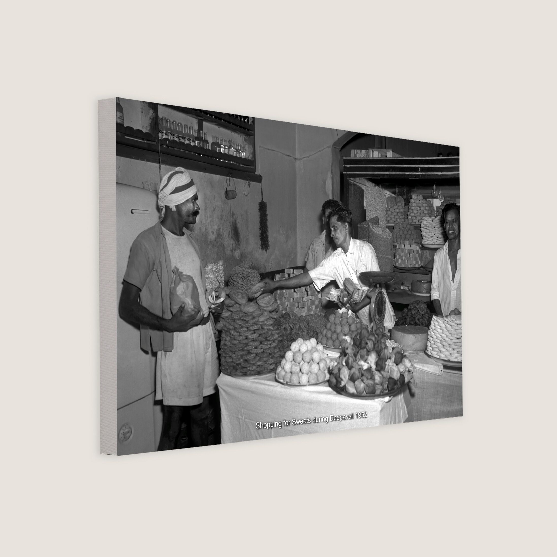Shopping for Sweets during Deepavali 1952-My Sg Memories