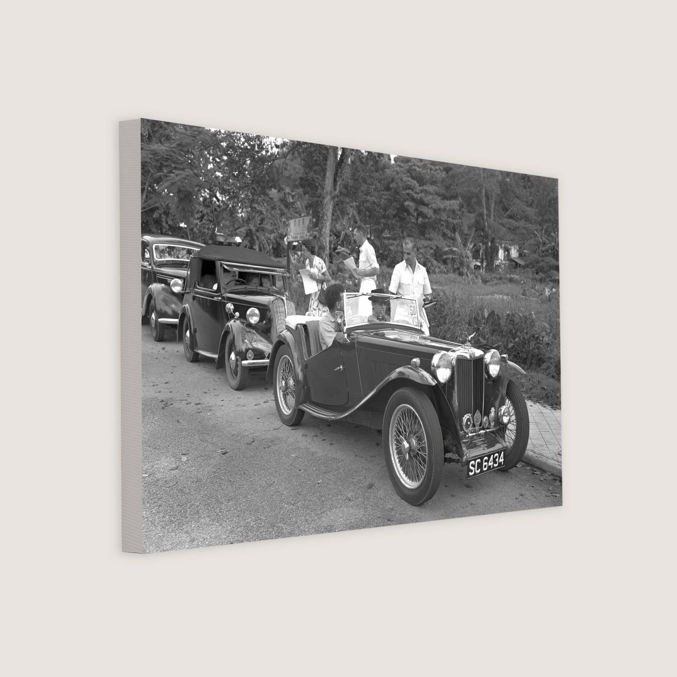 Singapore Motor Club Rally at Orchard Road 1950-My Sg Memories