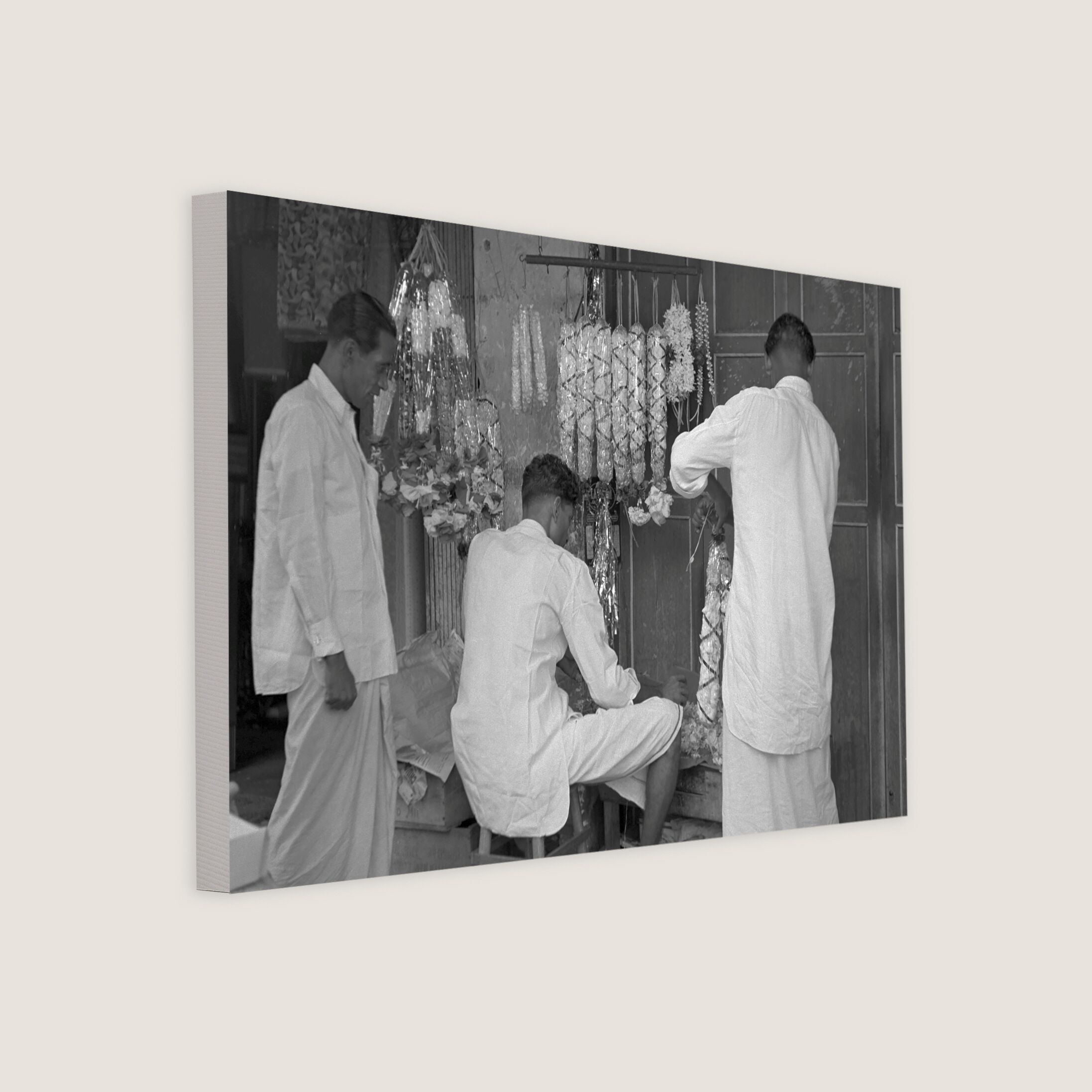 Flowers for Sale on Deepavali 1956