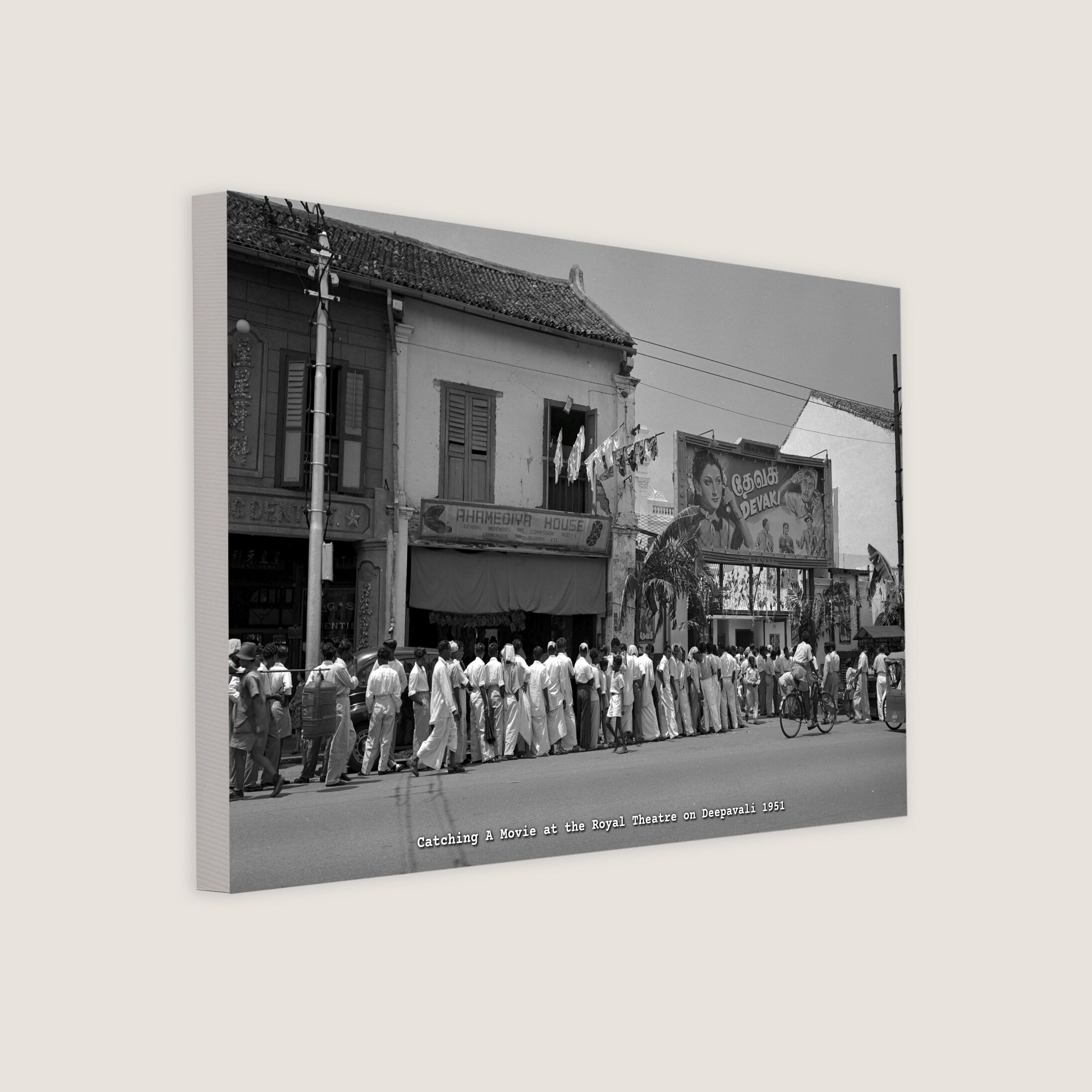 Catching A Movie at the Royal Theatre on Deepavali 1951